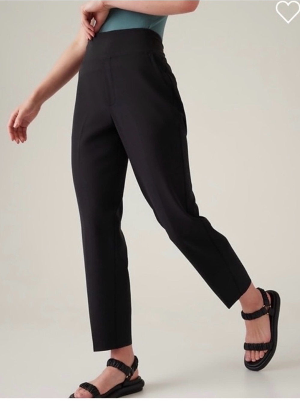Athleta Black High-Rise Straight Leg Pants - Women